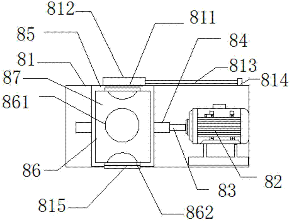 Optimized feeding device for steel ball rough grinding