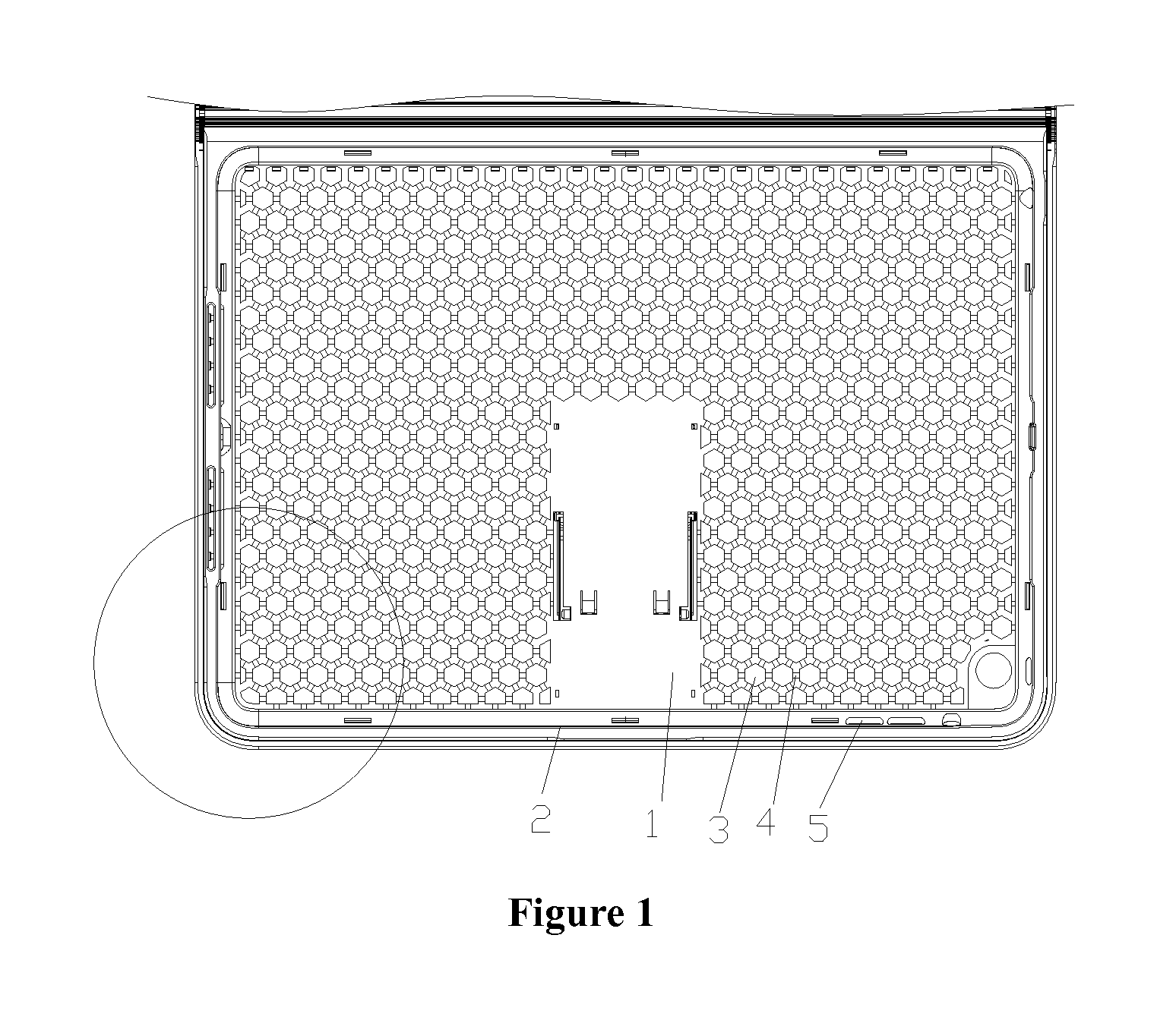 Protective case with heat dissipation structure for electronic products