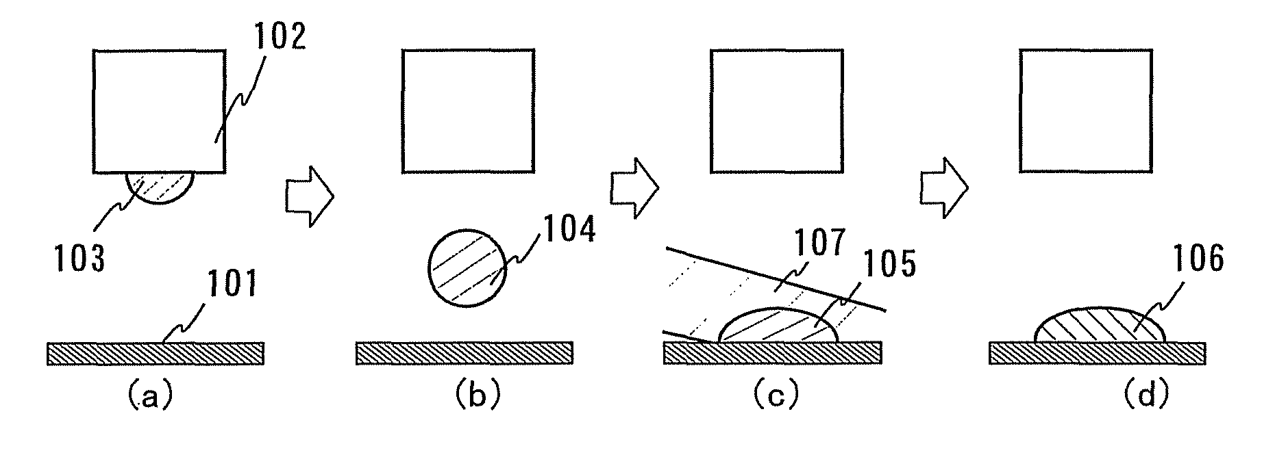 Drop discharge apparatus, method for forming pattern and method for manufacturing semiconductor device