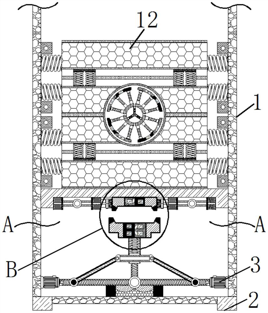 Flashboard type airtight door based on electromagnetic repulsion principle