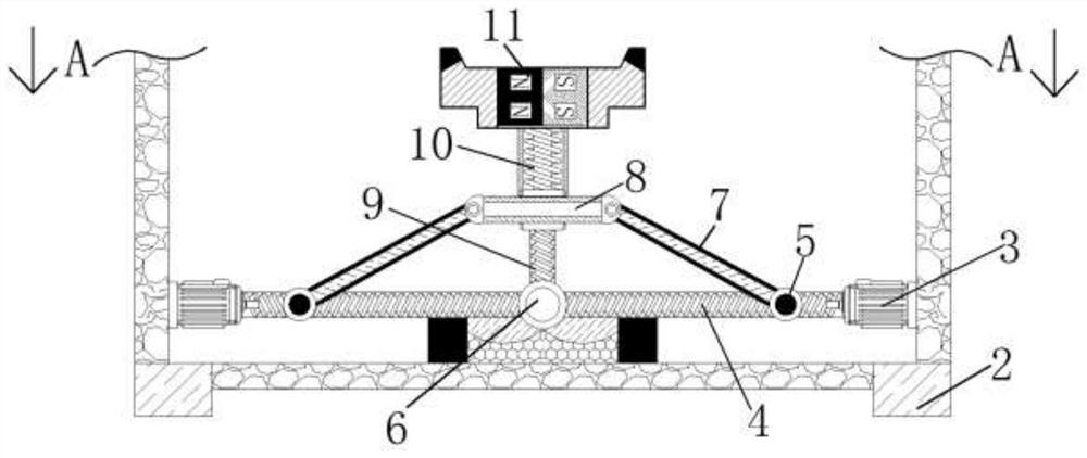 Flashboard type airtight door based on electromagnetic repulsion principle