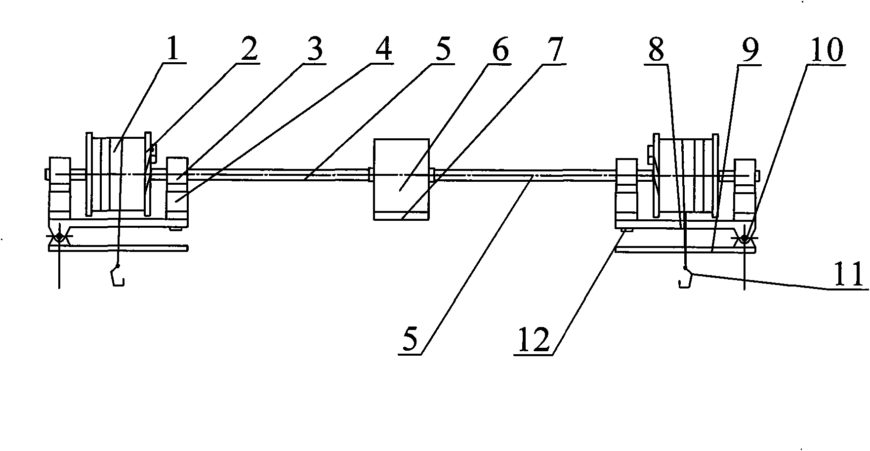 Lifting and transporting mechanism for cutting cool of vehicle roof water jet room