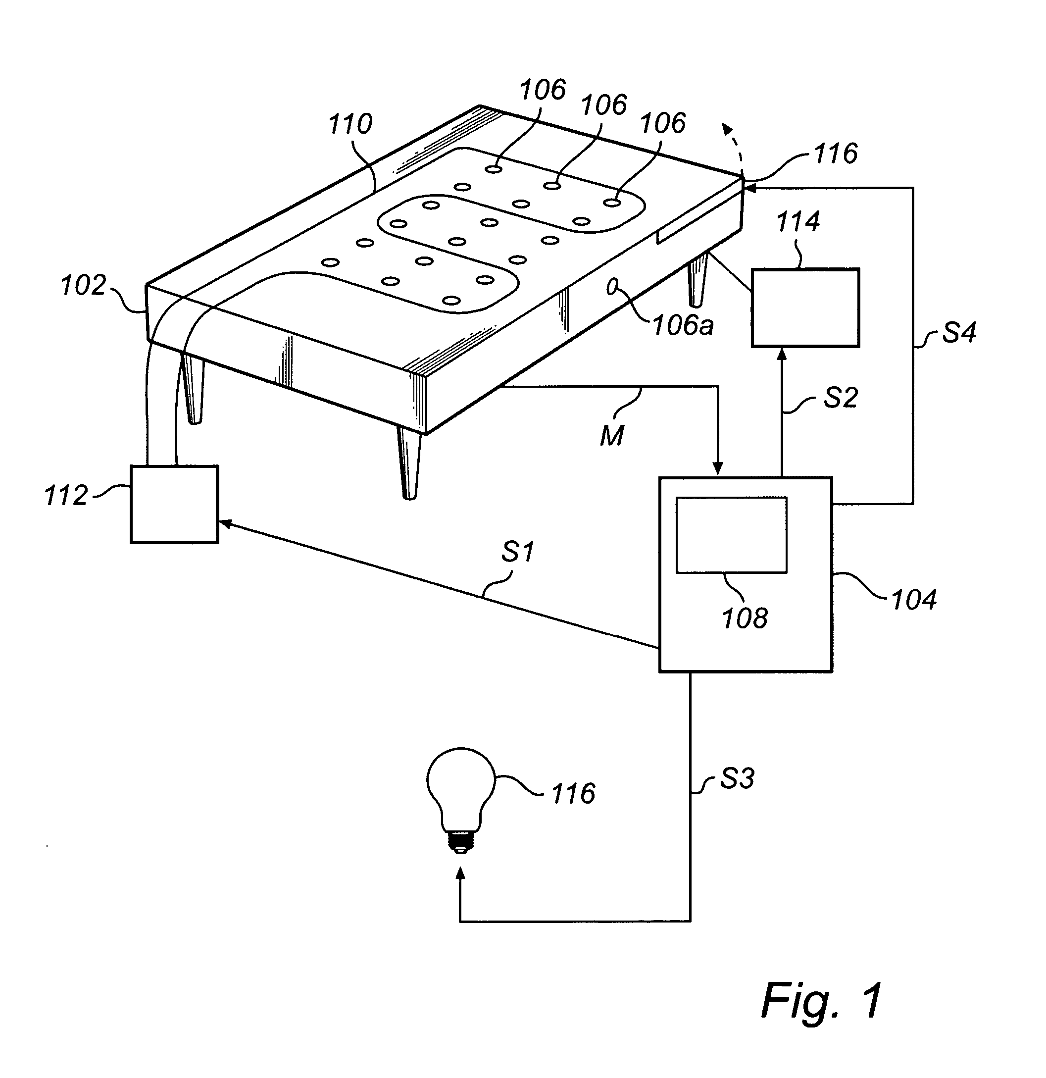 Device and method for controlling physical properties of a bed