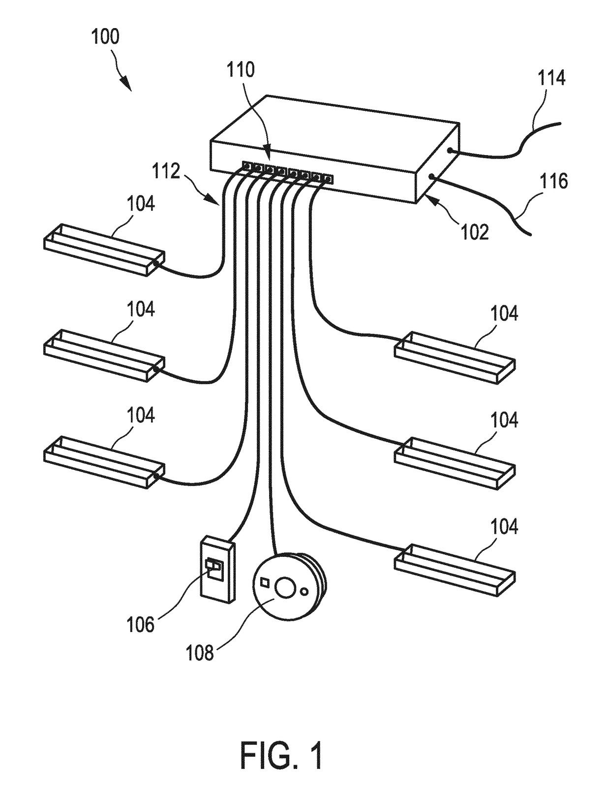 Dc-powered device and electrical arrangement for monitoring unallowed operational data