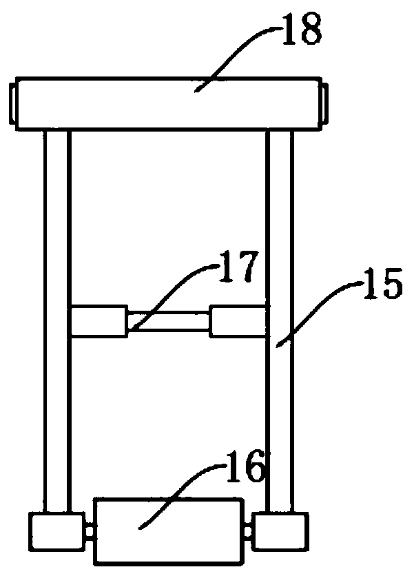 A cloth spreading device for clothing