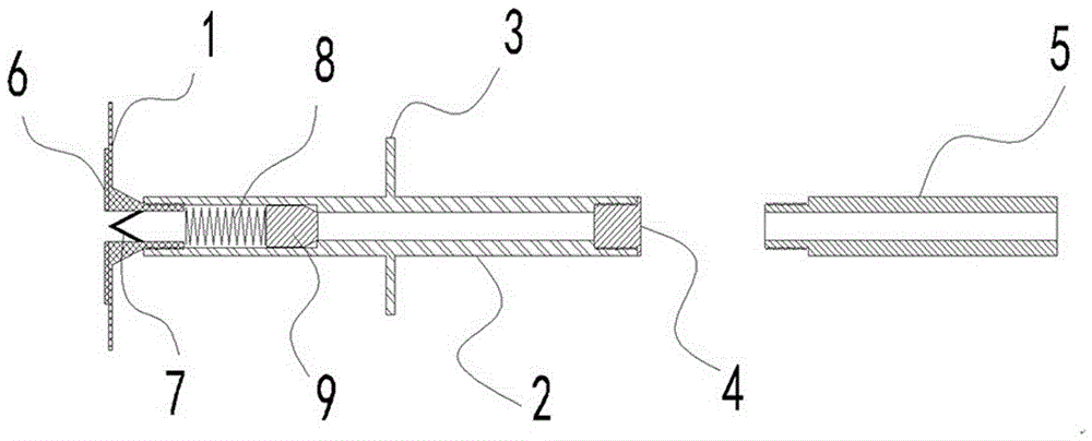 Grouting system and grouting method used for composite lining structure backfill and grouting