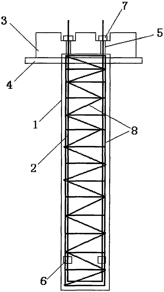 Building structure of underground space