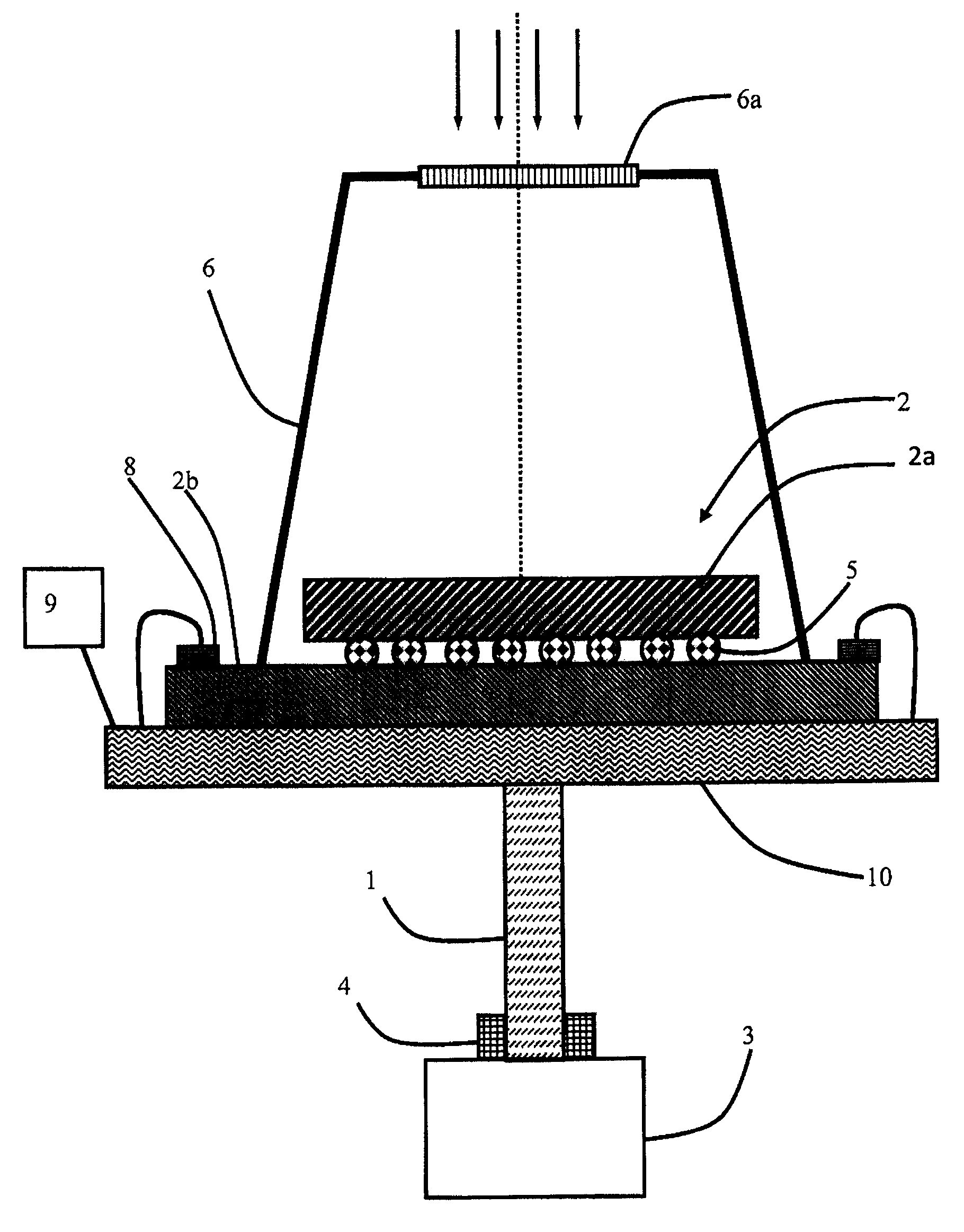 Detection device comprising an improved cold finger