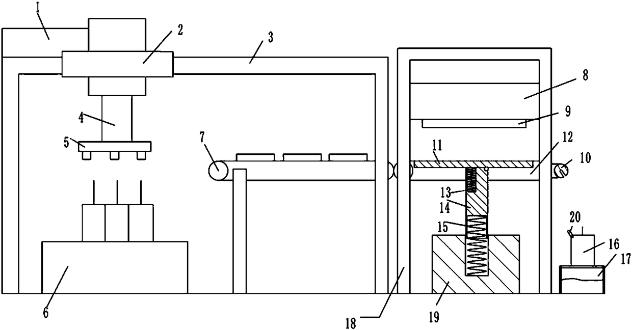 Full-automatic thermal leveling device