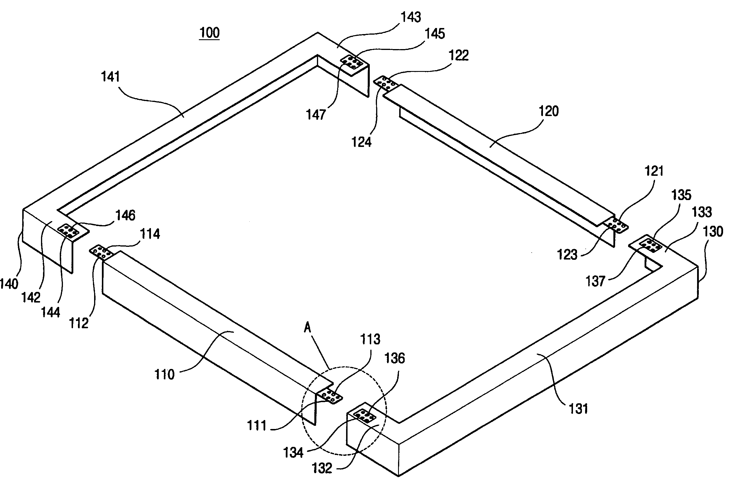 Chassis and display device having the same