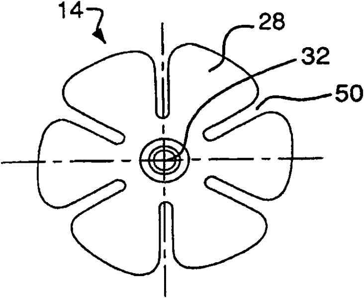 Fastening device for fastening a fixation device to a bone part