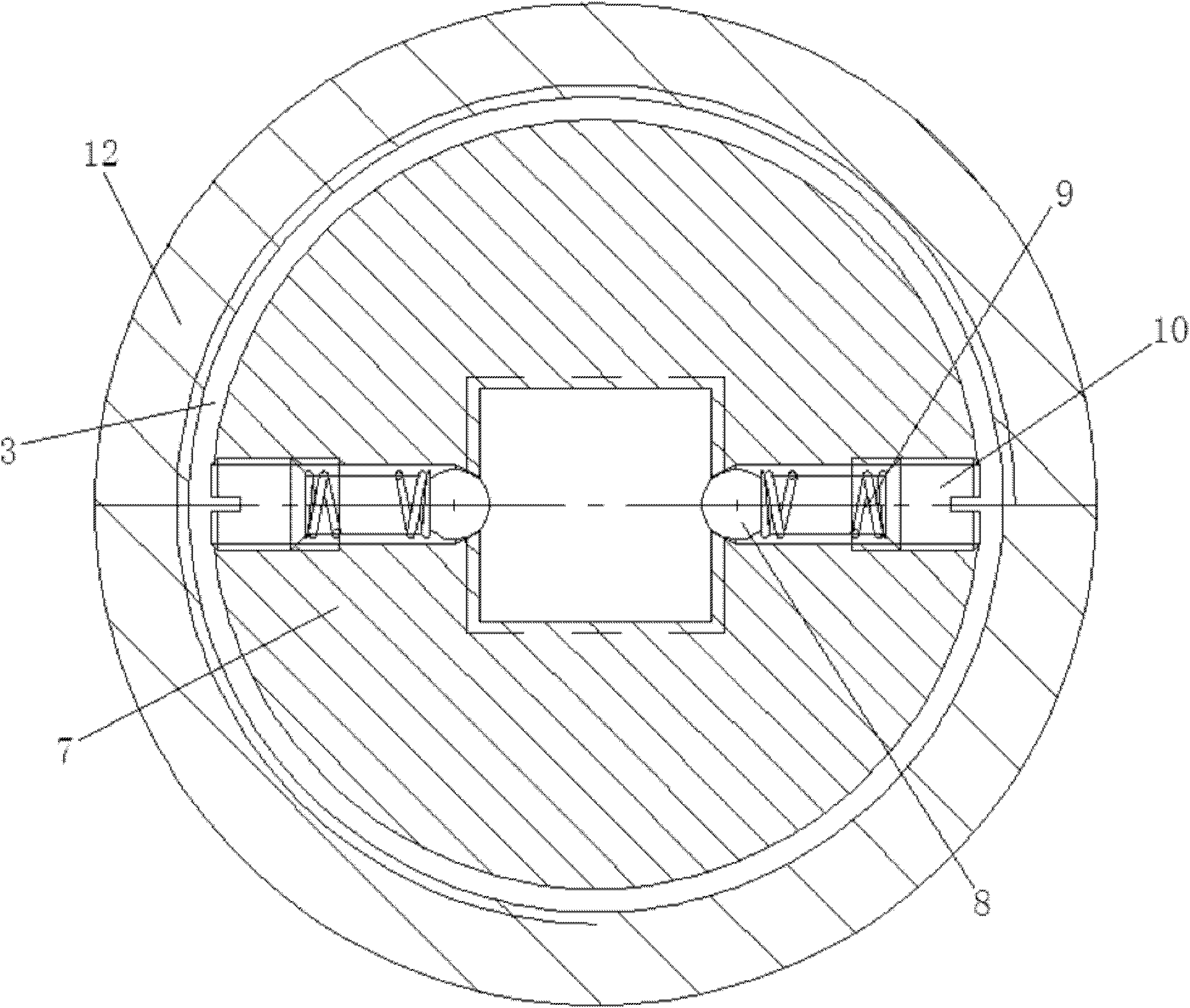 Screw tap overload protection device