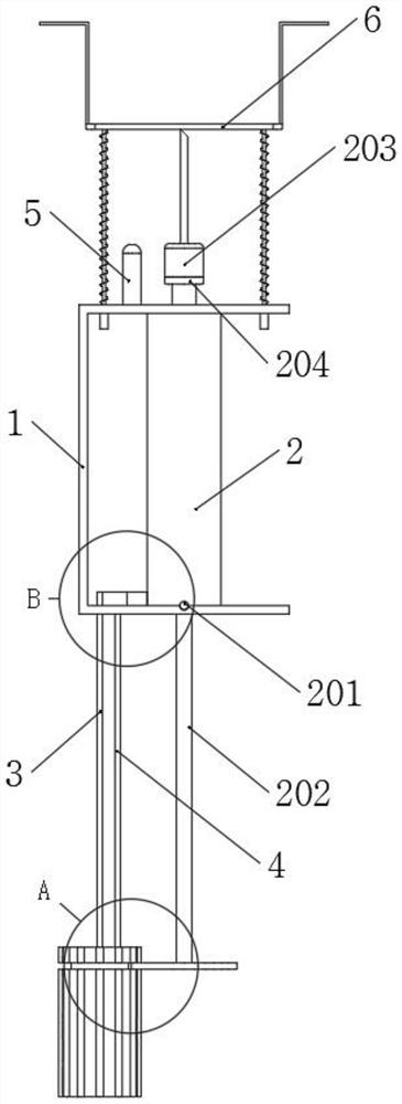 Anesthesia puncture needle structure