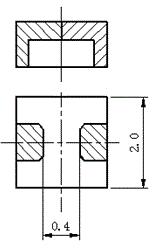 Two-dimensional joint layout design method of packaging shell leads