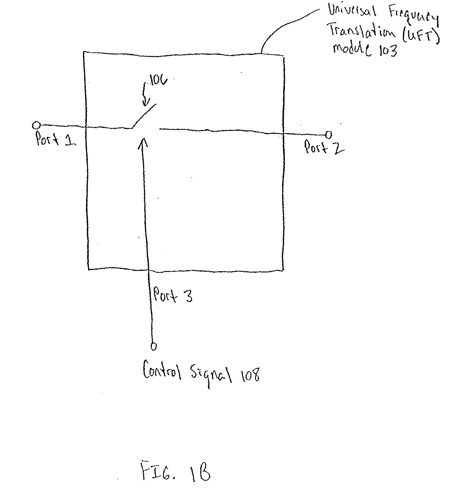 Method and apparatus for reducing re-radiation using techniques of universal frequency translation technology