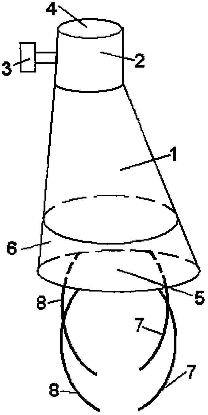 Device for relieving tachypnea of children with congenital heart disease