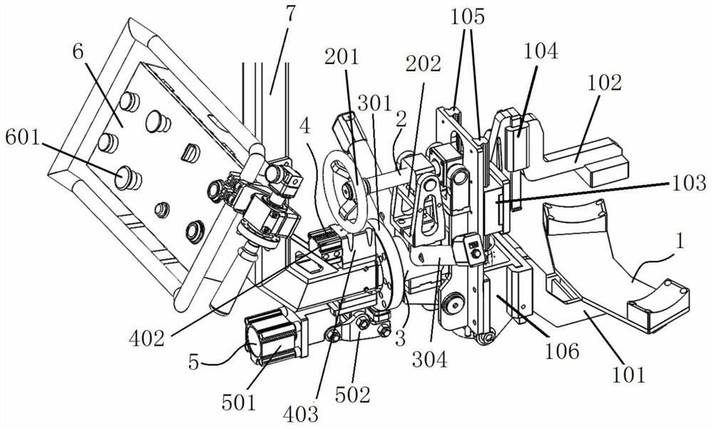Power-assisted assembly clamping jaw adapting to different types of large and heavy parts