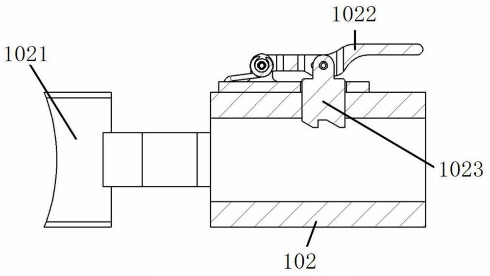 Power-assisted assembly clamping jaw adapting to different types of large and heavy parts