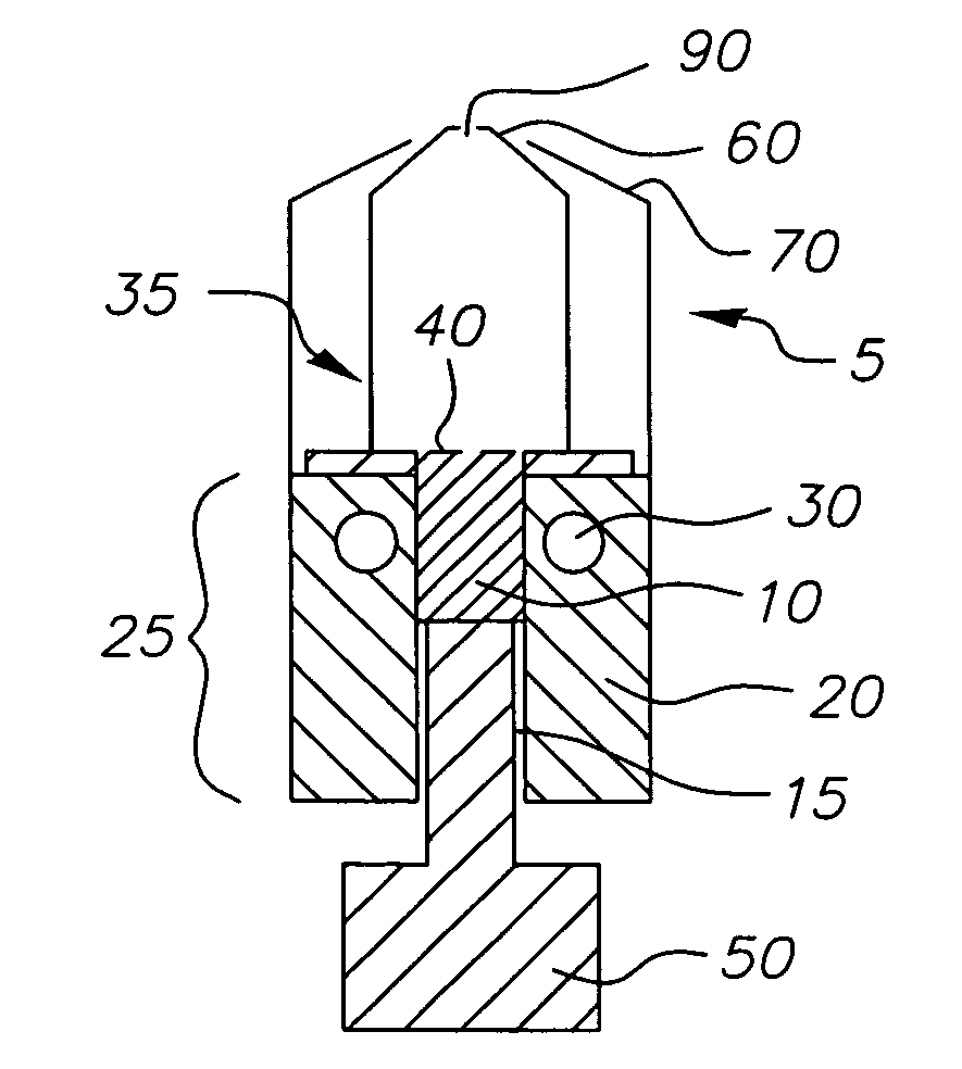 Device and method for vaporizing temperature sensitive materials