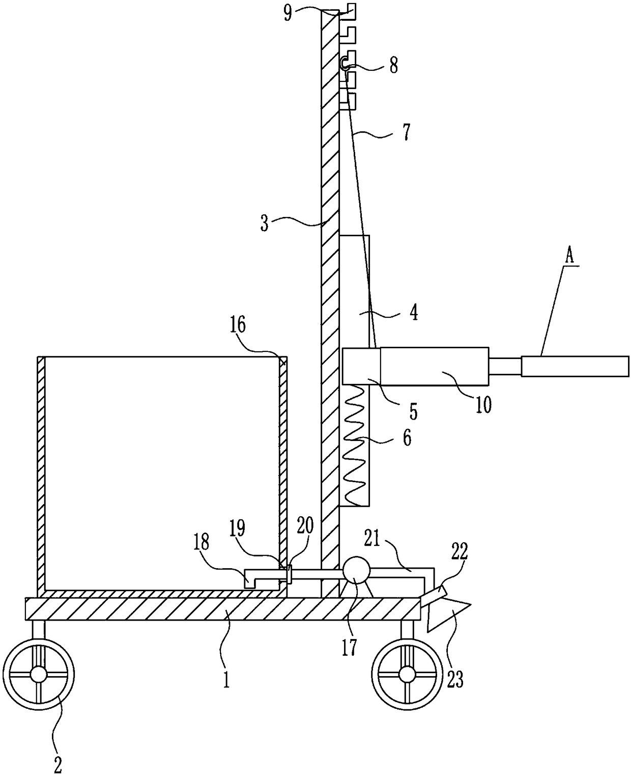 Lifting earthing apparatus for seedling planting