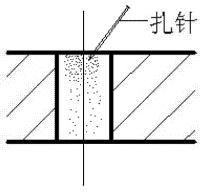 Displacement Adjustment Method of Hole Distance of High Precision Composite Gauges