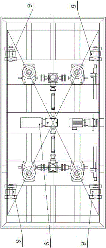 Double-screw type automatic lifting trolley