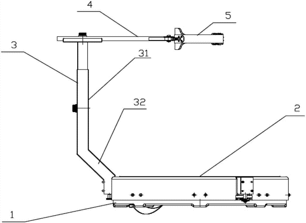 Running machine with novel supporting structure