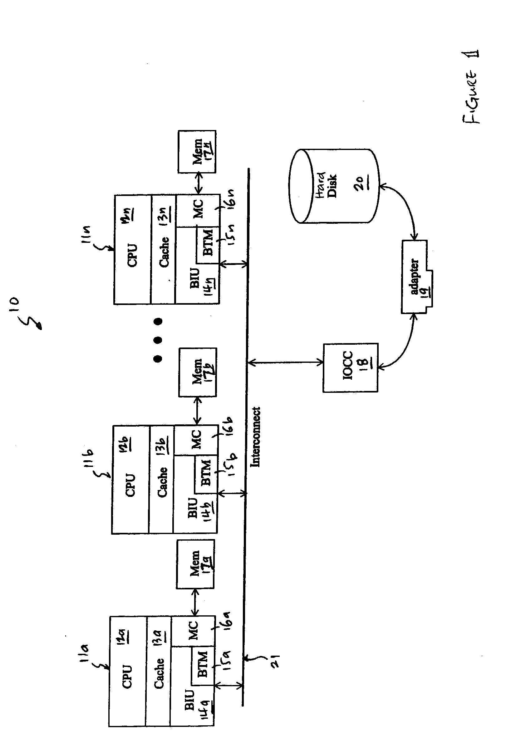 Method and apparatus for performing bus tracing in a data processing system having a distributed memory