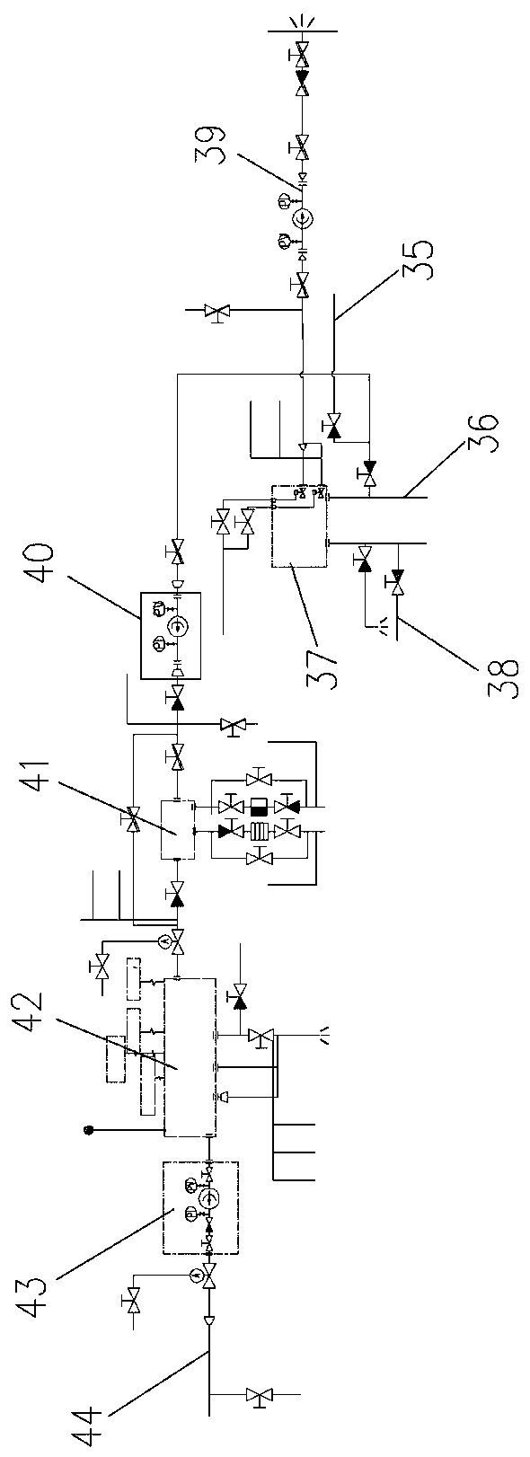 Environmental-protection ship ballast water treatment system