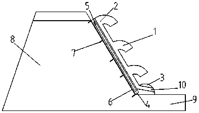 Dam buffer energy dissipation device