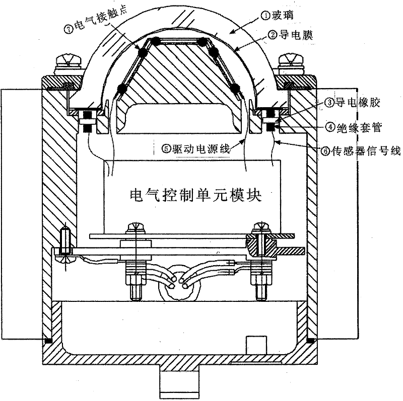 Glass cracking automatic explosion-proof device