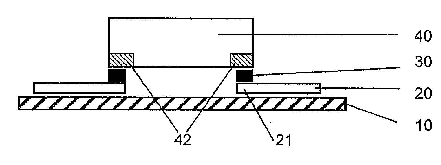 Label having an electronic functional element
