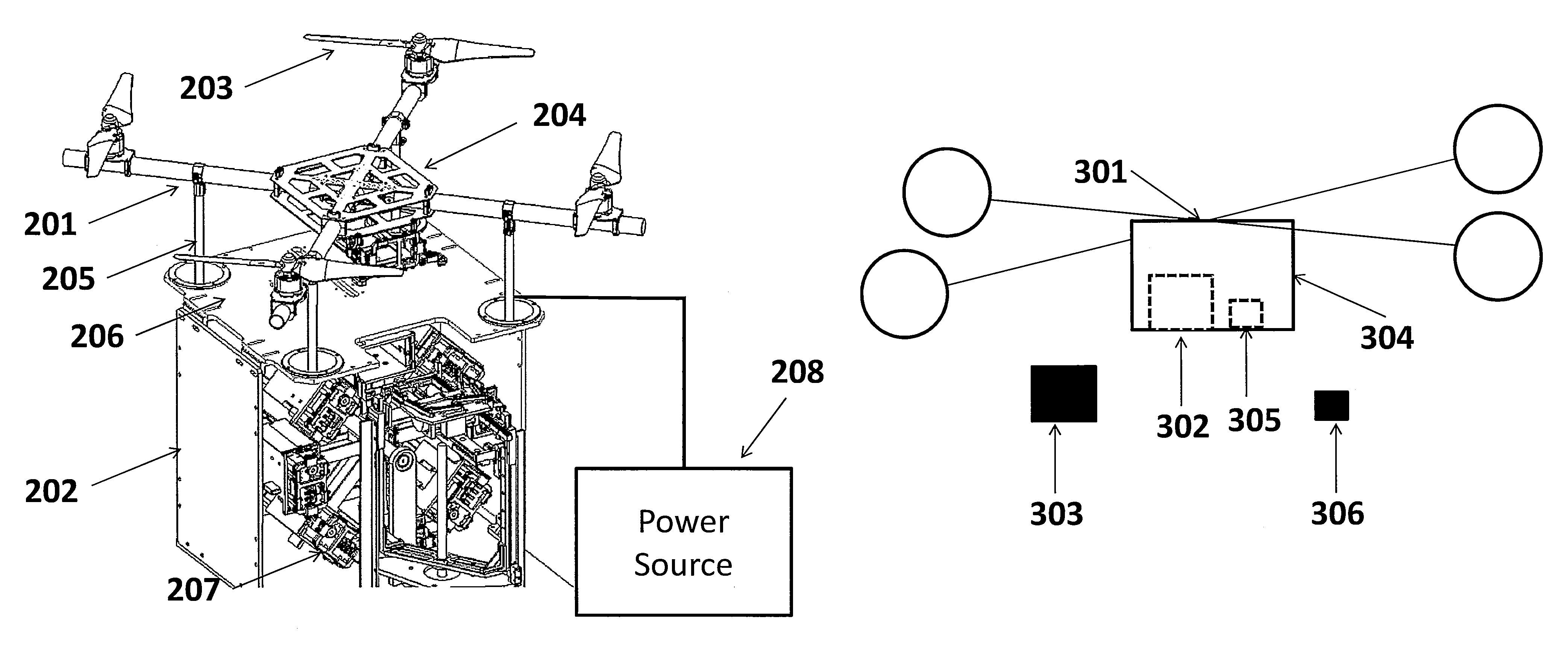Systems and methods for UAV battery power backup