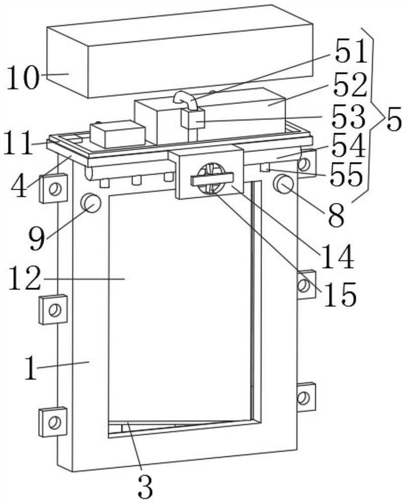 Environment-friendly fireproof door capable of controlling expansion of sealing piece