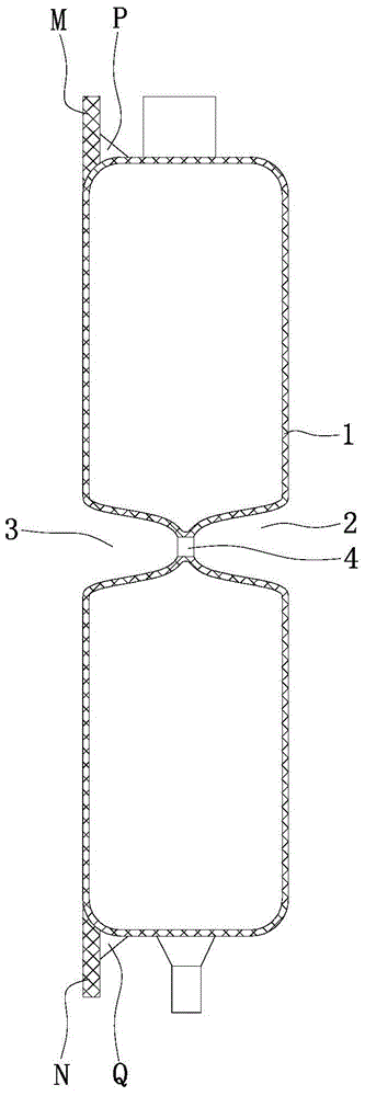 A Three-wheeled Motorcycle Circulating Cooling Water Tank Structure