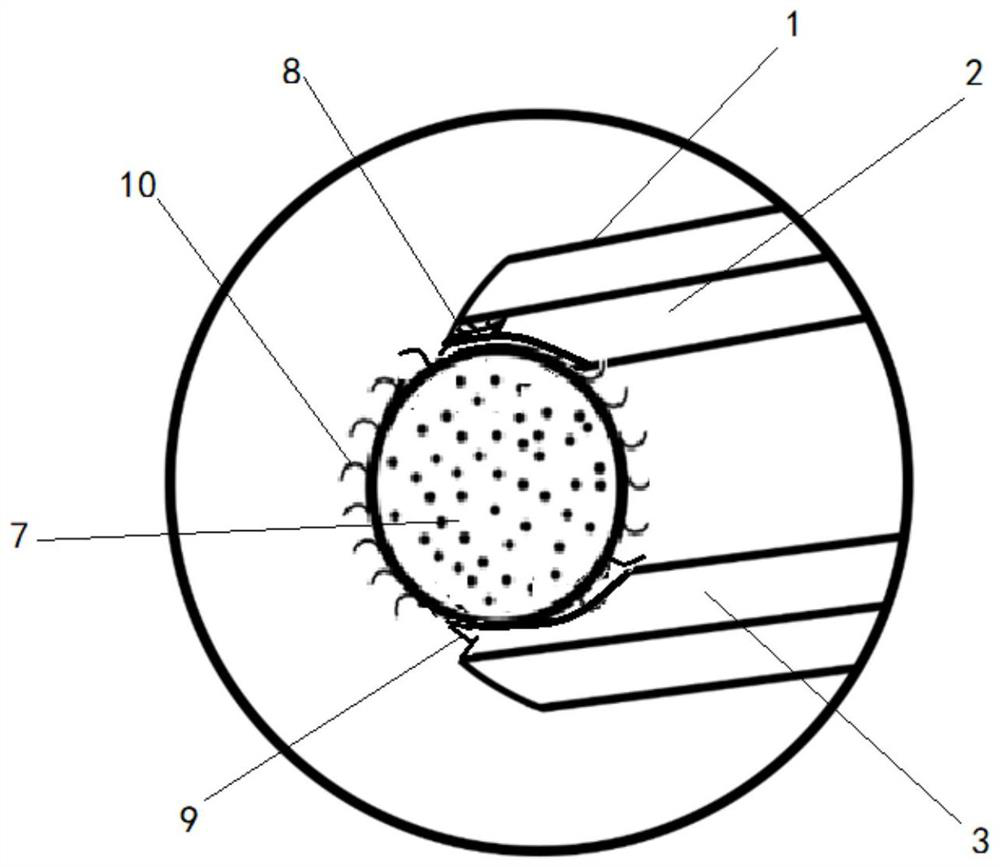 Flushing and sucking device for neurosurgeon operation