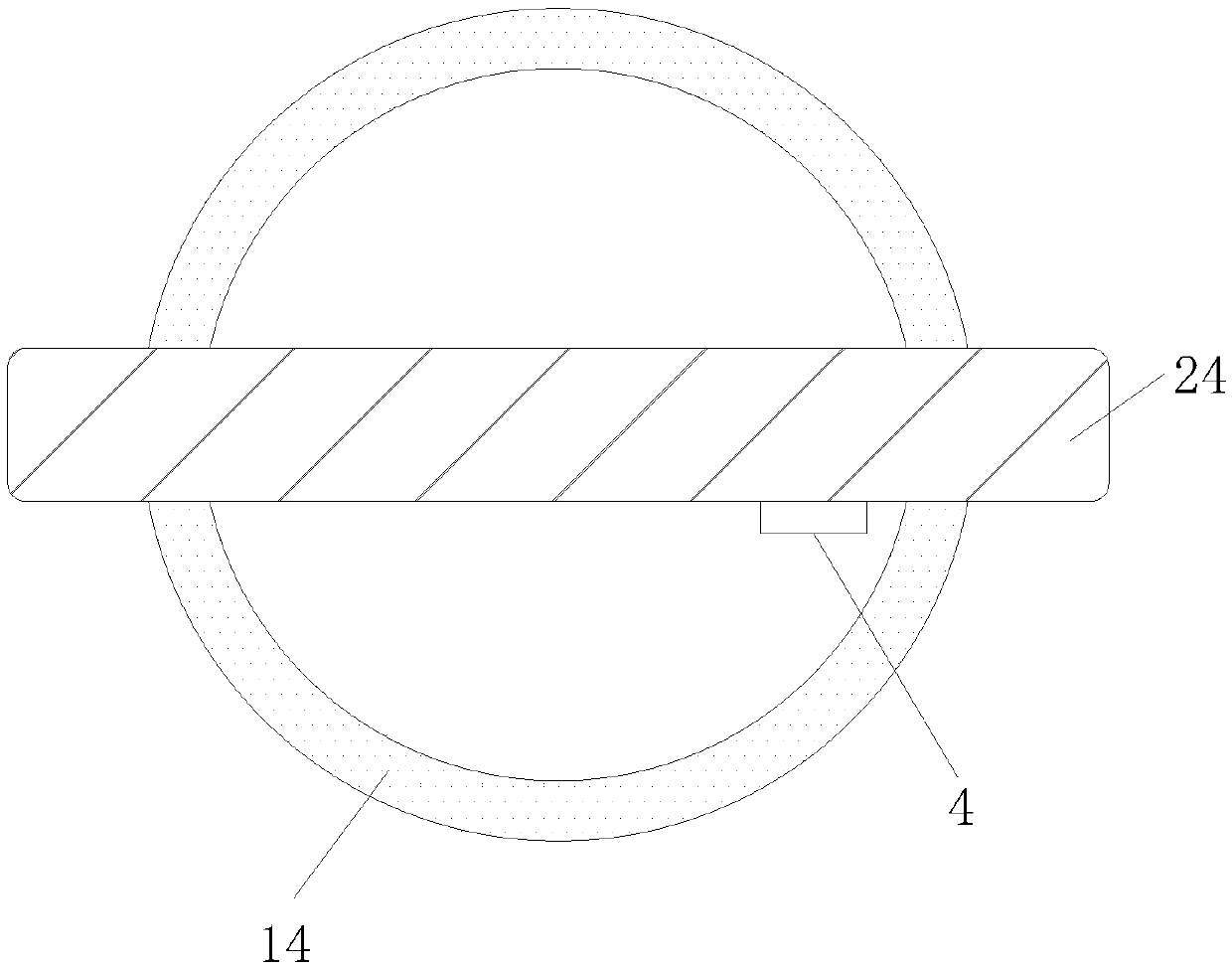 Sewage treatment pond with convenient-to-clean inner wall