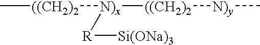 Silane substituted polyalkylene oxide reagents and methods of using for preventing or reducin aluminosilicate scale in industrial processes