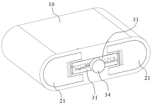 An earphone storage structure and smart device