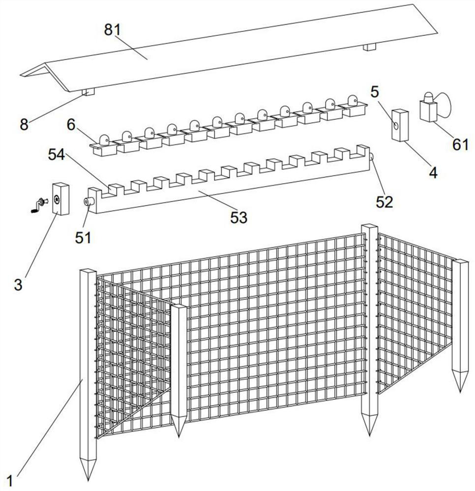 Slope rockfall intercepting, monitoring and alarming device