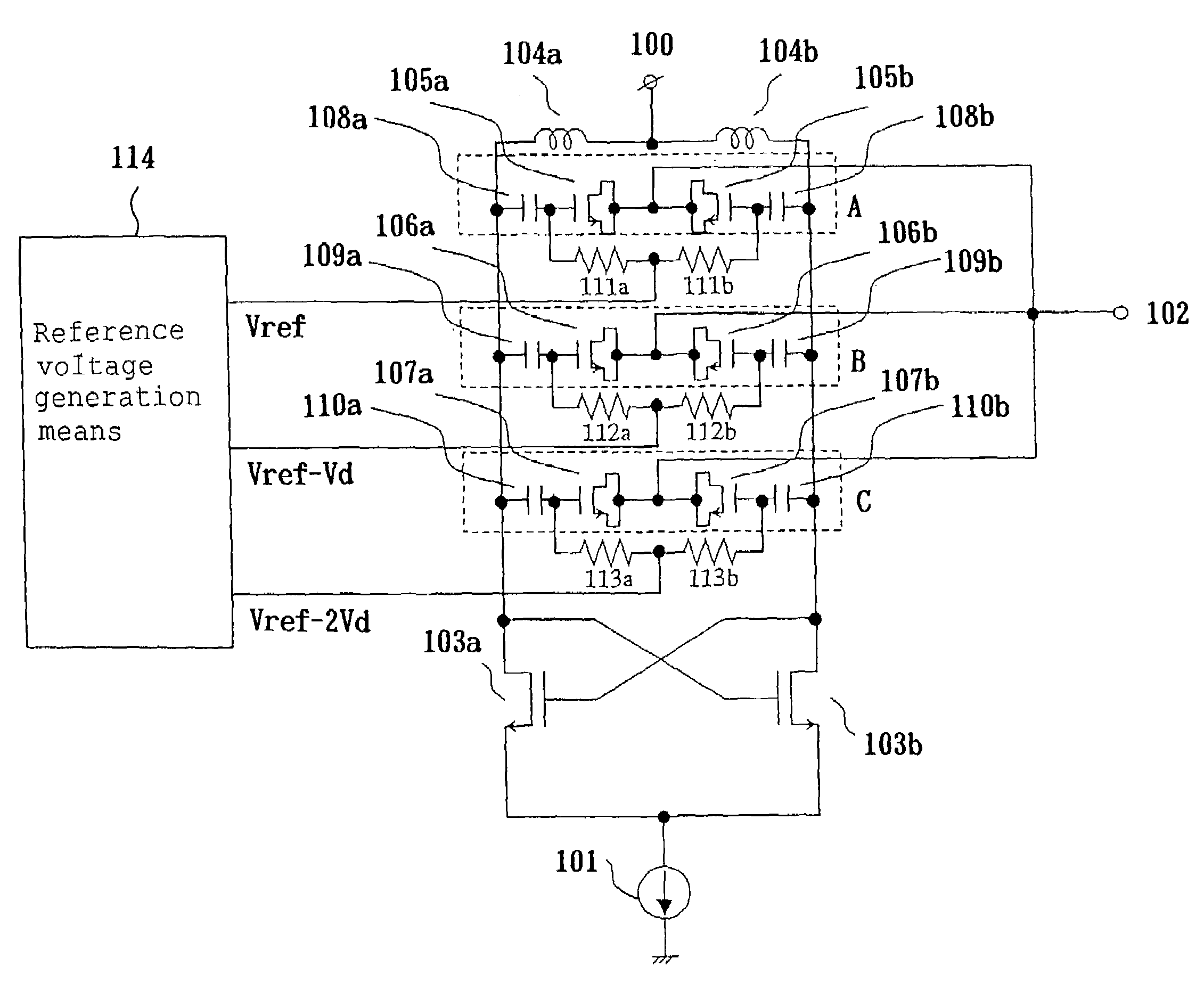 Voltage-controlled oscillator, radio communication apparatus and voltage-controlled oscillation method for reducing degradation of phase noise characteristic