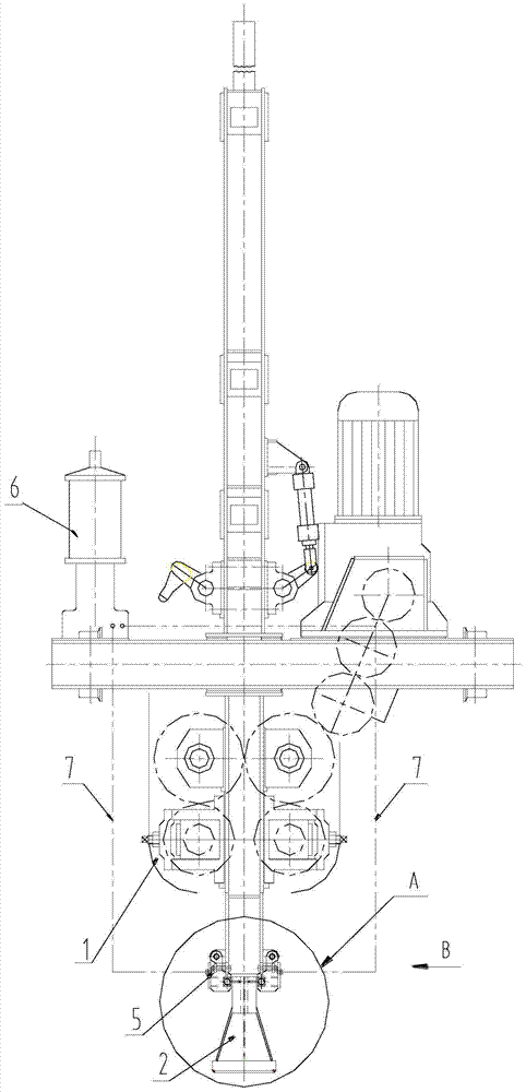 A tamping hammer friction plate cleaner