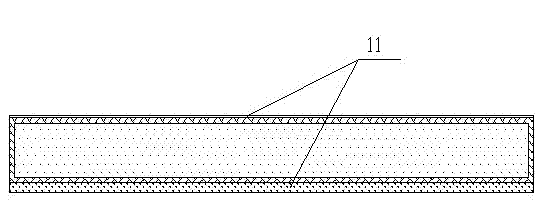 First etched and then packaged packaging structure with single chip reversedly installed and base islands buried as well as preparation method thereof