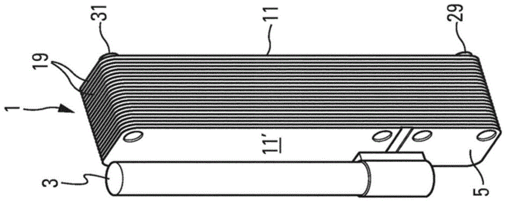 Condenser with a refrigerant supply for an air-conditioning circuit