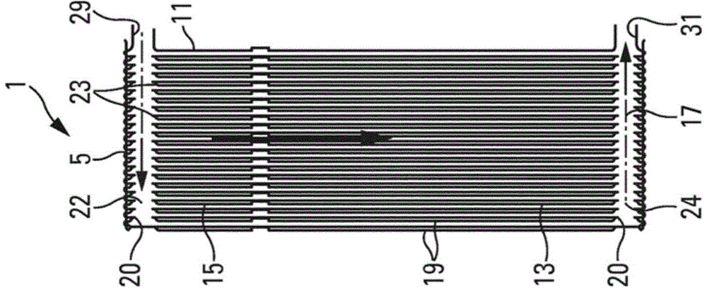 Condenser with a refrigerant supply for an air-conditioning circuit