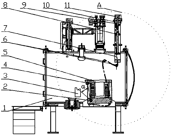 Automatic pouring mechanism