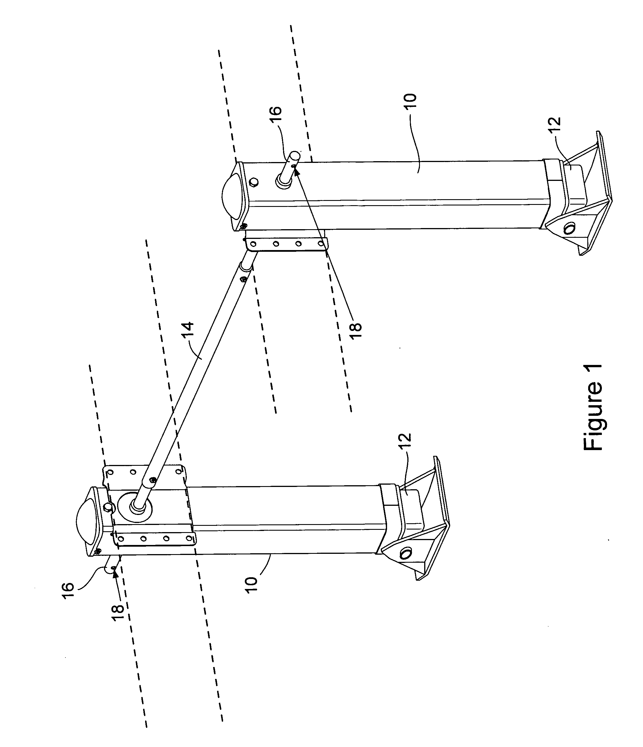 Secure crank locking device for trailer landing gear assembly