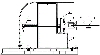 Wind resistance mechanism of a flexible fast rolling door