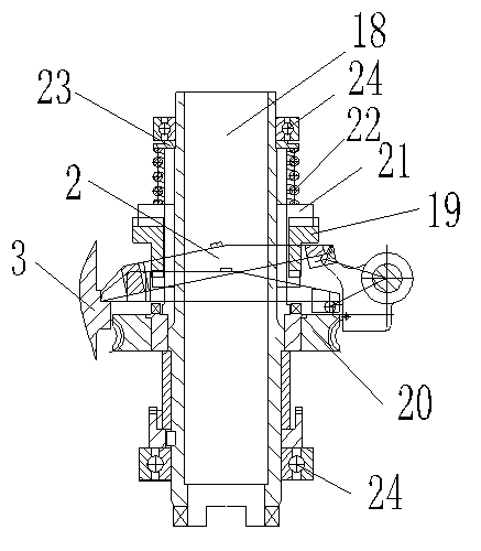 Switching mechanism for dial-block type valve electric actuator