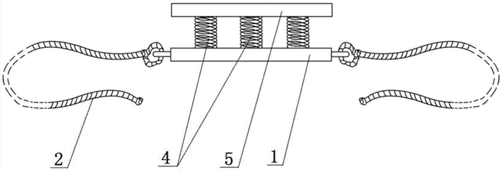 Ball-jumping sports equipment for team cooperation training